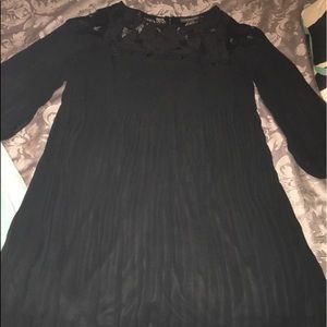 Plus size black dress